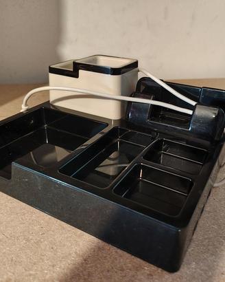 organizer scrivania con hub usb