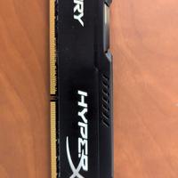 memoria RAM DDR3 Hyper Fury x 8gb