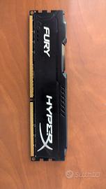 memoria RAM DDR3 Hyper Fury x 8gb