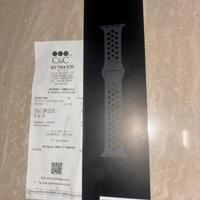 Cinturino apple watch Ahntracite/nero Nike nuovo
