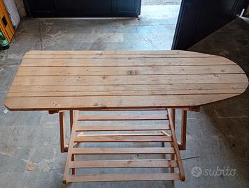 Asse da stiro in legno di faggio 