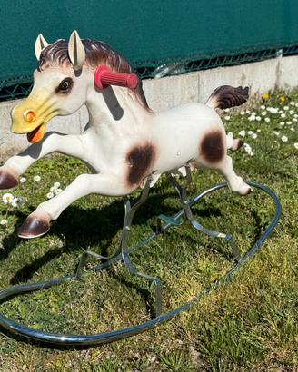 Cavallo a dondolo vintage CANOVA
