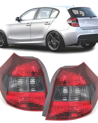 FANALI BMW E81 E87 04-07 ROSSO AFFUMICATO