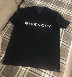 Maniche corte con stampa a lettere da uomo, nere