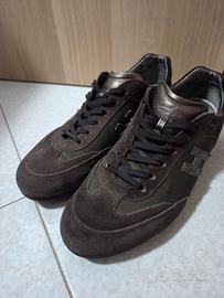 Scarpe Hogan camoscio marrone