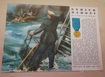 Cartolina Storica Navale 1940 - Enrico Baroni (Mar