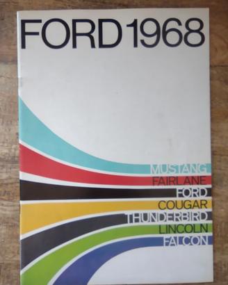 Depliant modelli Ford americani