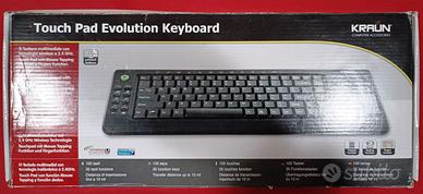 Tastiera wireless Con Touchpad Integrato