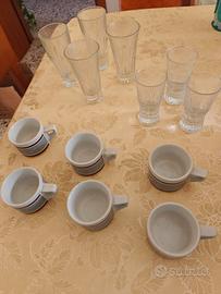 Tazzine e bicchieri