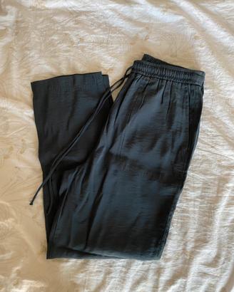 Pantaloni effetto lino