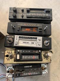 Stock lotto 5 Autoradio vintage non funzionanti