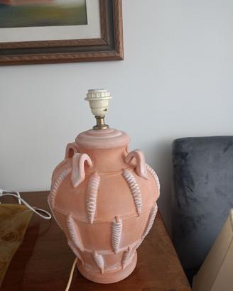 Base lume da tavolo in terracotta