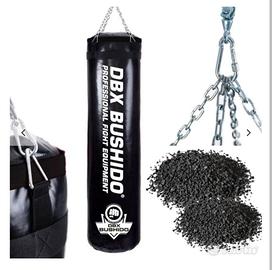 Sacco Boxe 70kg + Staffa Parete + Kit Chimico