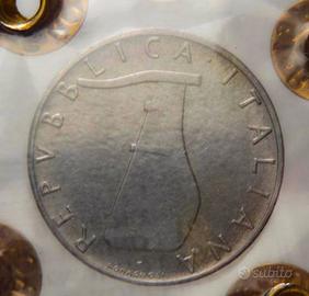 Moneta 5 Lire 1956 - SPL - Periziata