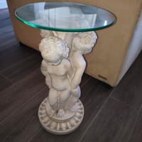 tavolino rotondo marmo angioletti