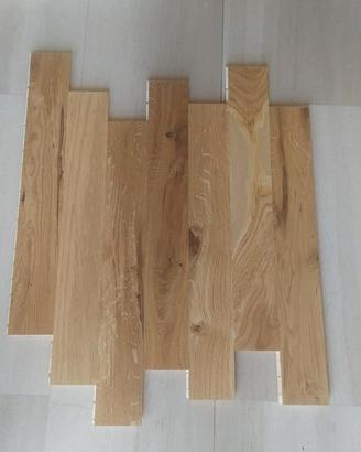 Listello Parquet Rovere posa dritta o spina