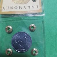 moneta 5 lire 1989 fdc timone rovesciato 