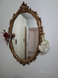 specchio  ovale originale