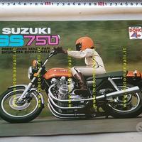 Suzuki GS 750 1977 depliant moto originale