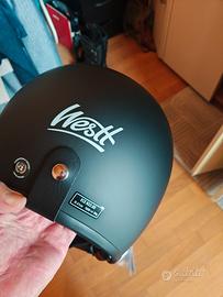 Casco Moto Jet Westt Nero XL nuovo