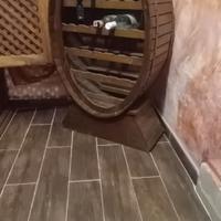 Porta bottiglie in legno