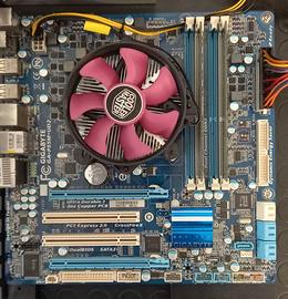 Scheda mad  VINTAGE   Gigabyte GAP55M-UD2 + cpu i7