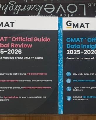 Libri GMAT edizione 2025/2026