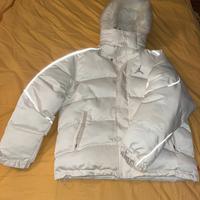Supreme x Jordan Puffer Jacket Bianco Riflettente