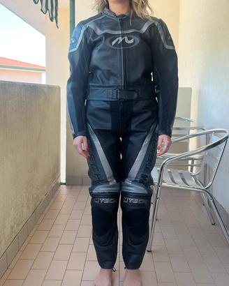 tuta da moto divisibile 