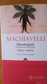 libro Machiavelli Mandragola - Clizia -  Andria
