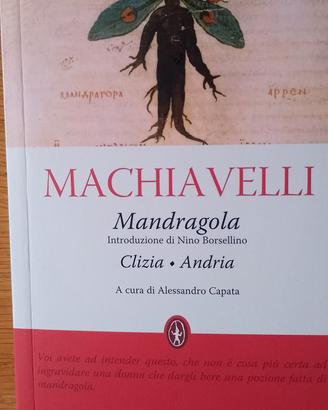 libro Machiavelli Mandragola - Clizia -  Andria