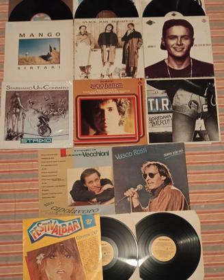 Lotto 10 x Vinile Lp Vasco Rossi, Battisti, Mango