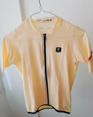 Maglia ciclismo Pissei donna crema - mai usata