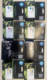 N.8 cartucce HP950XL e HP951XL originali nuove