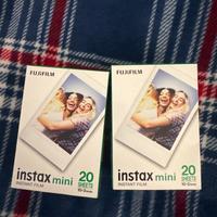 2 scatole pellicole fujifilm instax mini 20+20