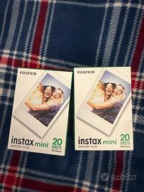 2 scatole pellicole fujifilm instax mini 20+20