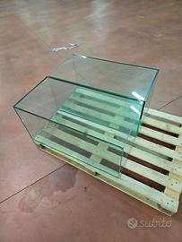 Set cubi espositivi in vetro da arredo/negozio