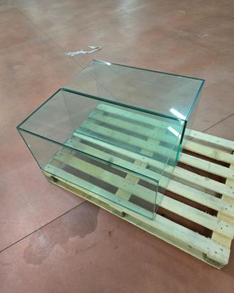 Set cubi espositivi in vetro da arredo/negozio