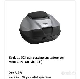 Bauletto posteriore Moto Guzzi 