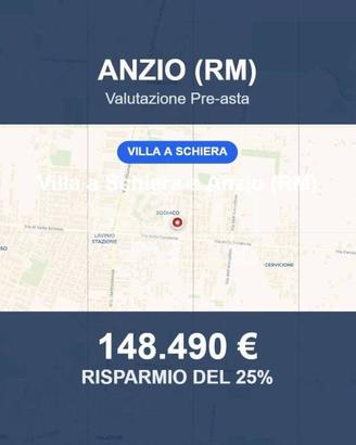 Immobile in asta di 163 m² con box auto a Anzio