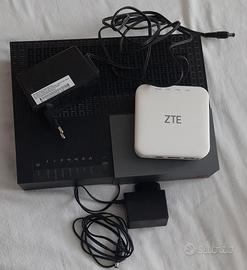 modem tim + modem fibra