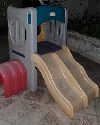 scivolo casetta per bambini fino a 5/6 anni