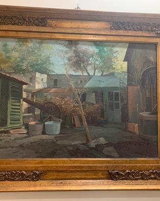 Dipinto Giuseppe Criscuolo 1896 70x50 firmato