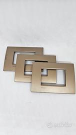 3 Placche Bticino Living LNA4803SQ - Square - 3M