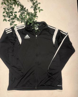 Giacca Adidas Climalite nero e bianco
