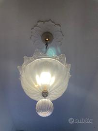 Fanale BAROVIER & TOSO  CRISTALLO ORO