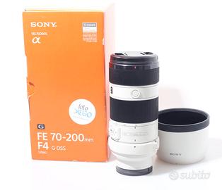 OBIETTIVO SONY FE 70-200 MM F/4 G OSS. E-MOUNT.