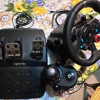 Volante logitech G29, pedali, cambio ad H