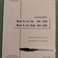 Libro Diesel D443 Fiat e Breda