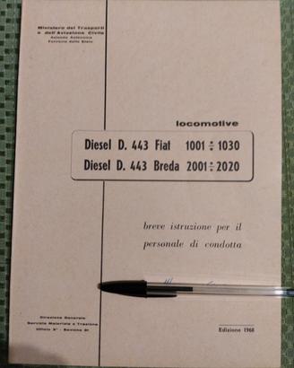Libro Diesel D443 Fiat e Breda
